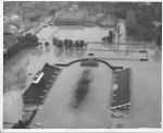 1968 Flood in Athens Ohio, Peden Stadium of Ohio University